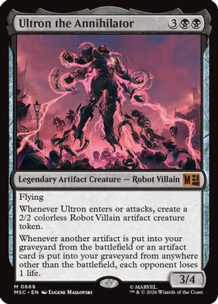 Ultron the Annihilator (668) [Commander: Marvel Super Heroes]