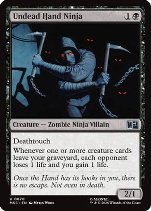Undead Hand Ninja (670) [Commander: Marvel Super Heroes]