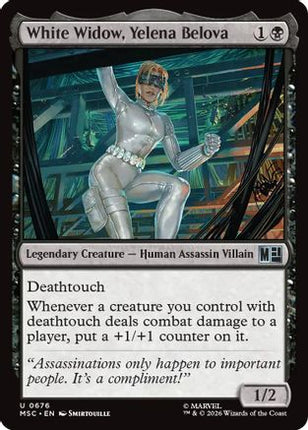White Widow, Yelena Belova (676) [Commander: Marvel Super Heroes]