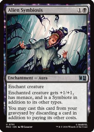 Alien Symbiosis (791) [Commander: Marvel Super Heroes] Foil