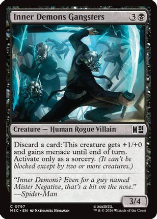 Inner Demons Gangsters (797) [Commander: Marvel Super Heroes] Foil