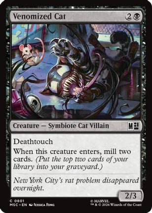 Venomized Cat (801) [Commander: Marvel Super Heroes]