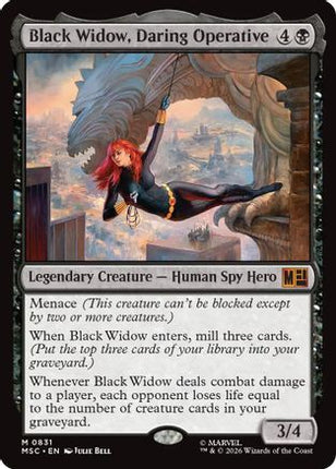 Black Widow, Daring Operative (831) [Commander: Marvel Super Heroes] Foil