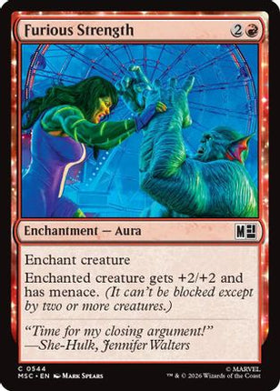 Furious Strength (544) [Commander: Marvel Super Heroes]