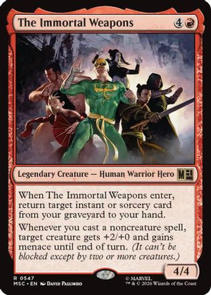 The Immortal Weapons (547) [Commander: Marvel Super Heroes] Foil
