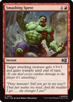 Smashing Spree (555) [Commander: Marvel Super Heroes] Foil