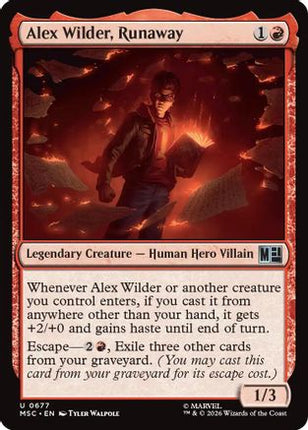 Alex Wilder, Runaway (677) [Commander: Marvel Super Heroes]