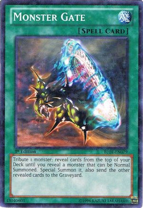 Monster Gate (Starfoil) (Starfoil Rare) [BP01-EN079] Unlimited