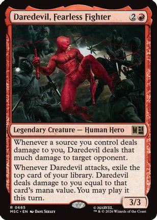 Daredevil, Fearless Fighter (685) [Commander: Marvel Super Heroes] Foil