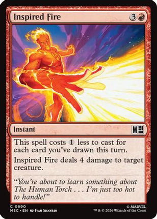 Inspired Fire (690) [Commander: Marvel Super Heroes]