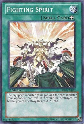 Fighting Spirit (Starfoil) (Starfoil Rare) [BP01-EN081] 1st Edition