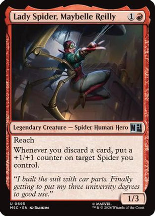 Lady Spider, Maybelle Reilly (695) [Commander: Marvel Super Heroes] Foil
