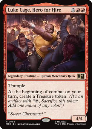 Luke Cage, Hero for Hire (696) [Commander: Marvel Super Heroes] Foil