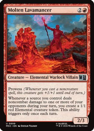 Molten Lavamancer (699) [Commander: Marvel Super Heroes] Foil
