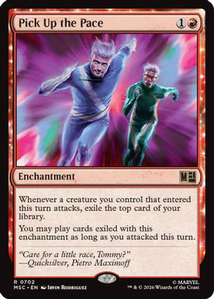 Pick Up the Pace (702) [Commander: Marvel Super Heroes] Foil