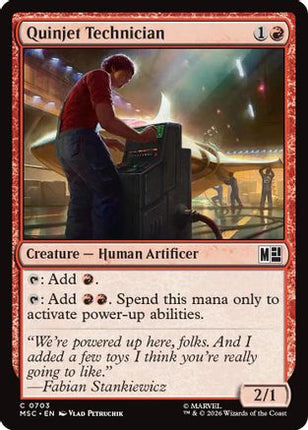 Quinjet Technician (703) [Commander: Marvel Super Heroes] Foil