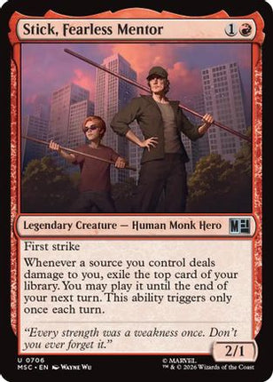 Stick, Fearless Mentor (706) [Commander: Marvel Super Heroes]