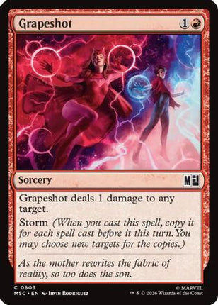 Grapeshot (803) [Commander: Marvel Super Heroes]