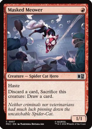 Masked Meower (807) [Commander: Marvel Super Heroes] Foil