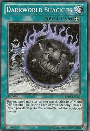 Darkworld Shackles (Starfoil) (Starfoil Rare) [BP01-EN083] Unlimited