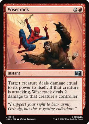 Wisecrack (813) [Commander: Marvel Super Heroes] Foil