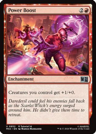 Power Boost (852) [Commander: Marvel Super Heroes]