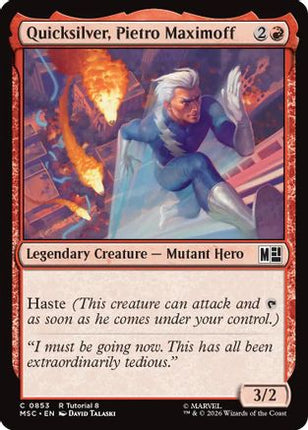 Quicksilver, Pietro Maximoff (0853) (853) [Commander: Marvel Super Heroes]