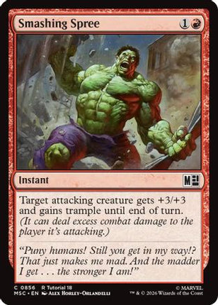 Smashing Spree (0856) (856) [Commander: Marvel Super Heroes]