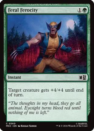 Feral Ferocity (560) [Commander: Marvel Super Heroes]