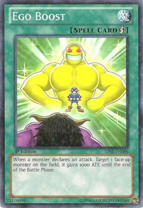 Ego Boost (Starfoil) (Starfoil Rare) [BP01-EN086] Unlimited