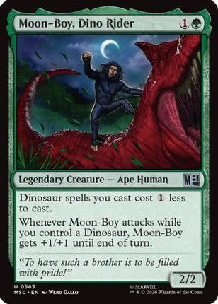 Moon-Boy, Dino Rider (563) [Commander: Marvel Super Heroes]
