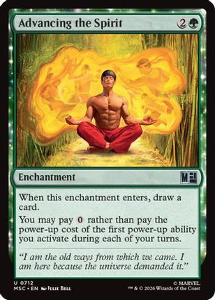 Advancing the Spirit (712) [Commander: Marvel Super Heroes]