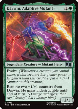 Darwin, Adaptive Mutant (718) [Commander: Marvel Super Heroes] Foil