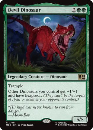 Devil Dinosaur (719) [Commander: Marvel Super Heroes] Foil