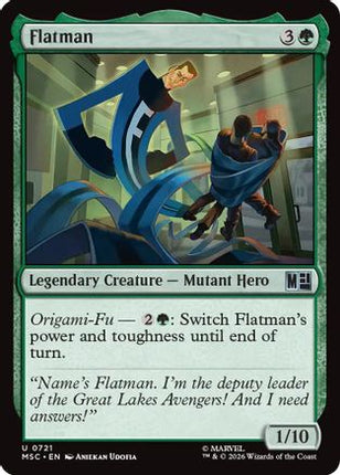 Flatman (721) [Commander: Marvel Super Heroes]