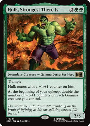 Hulk, Strongest There Is (724) [Commander: Marvel Super Heroes] Foil