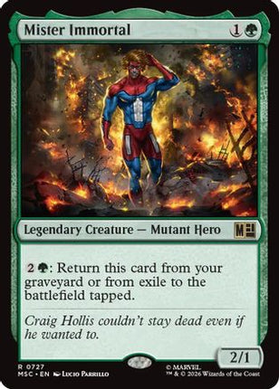 Mister Immortal (727) [Commander: Marvel Super Heroes]