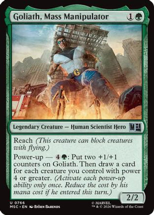Goliath, Mass Manipulator (766) [Commander: Marvel Super Heroes] Foil