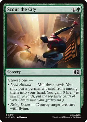 Scout the City (817) [Commander: Marvel Super Heroes]