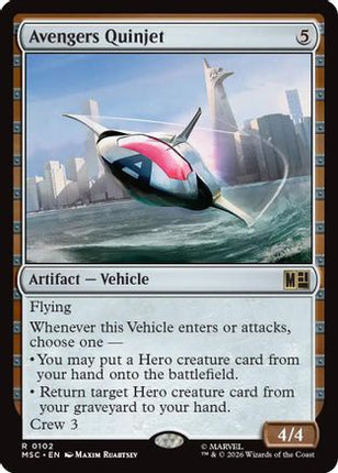 Avengers Quinjet (102) [Commander: Marvel Super Heroes]