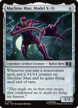 Machine Man, Model X-51 (751) [Commander: Marvel Super Heroes] Foil