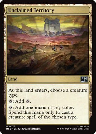 Unclaimed Territory (275) [Commander: Marvel Super Heroes]