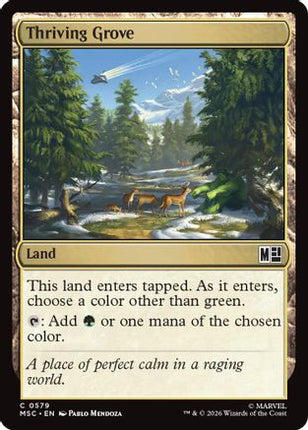 Thriving Grove (579) [Commander: Marvel Super Heroes] Foil