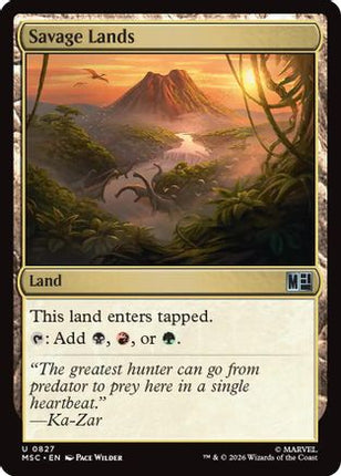 Savage Lands (827) [Commander: Marvel Super Heroes]