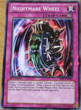Nightmare Wheel (Starfoil) (Starfoil Rare) [BP01-EN096] 1st Edition