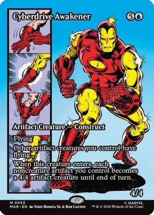 Cyberdrive Awakener (Borderless) (053) [Marvel Universe Eternal-Legal] Foil