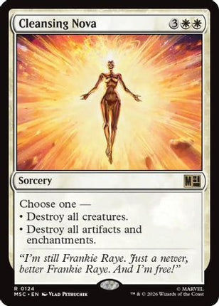 Cleansing Nova (124) [Commander: Marvel Super Heroes]