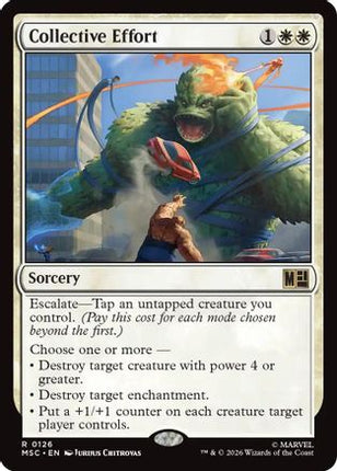 Collective Effort (126) [Commander: Marvel Super Heroes]