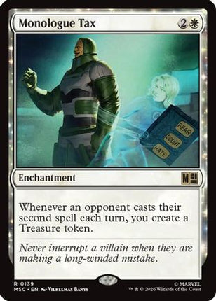 Monologue Tax (139) [Commander: Marvel Super Heroes]