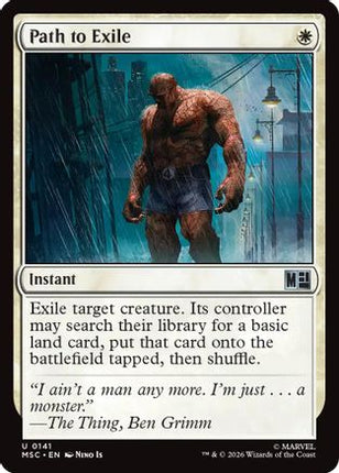 Path to Exile (Surge Foil) (141) [Commander: Marvel Super Heroes] Foil